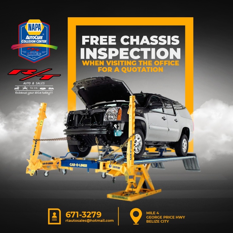 Chassis Inspection RT Auto & Sales Co. Ltd.